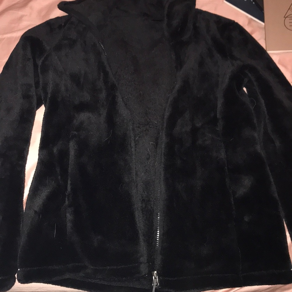 Black fuzzy jacket